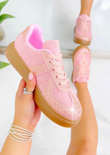 Love Lemonade Pink Crystal Sprinkle Dash Trainers