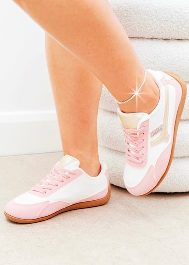 Love Lemonade Pink Sparkly Sugar Rush Trainers