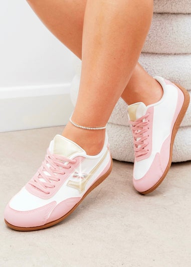 Love Lemonade Pink Sparkly Sugar Rush Trainers