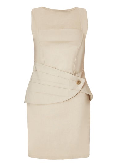 Quiz Stone Square Neck Mini Dress