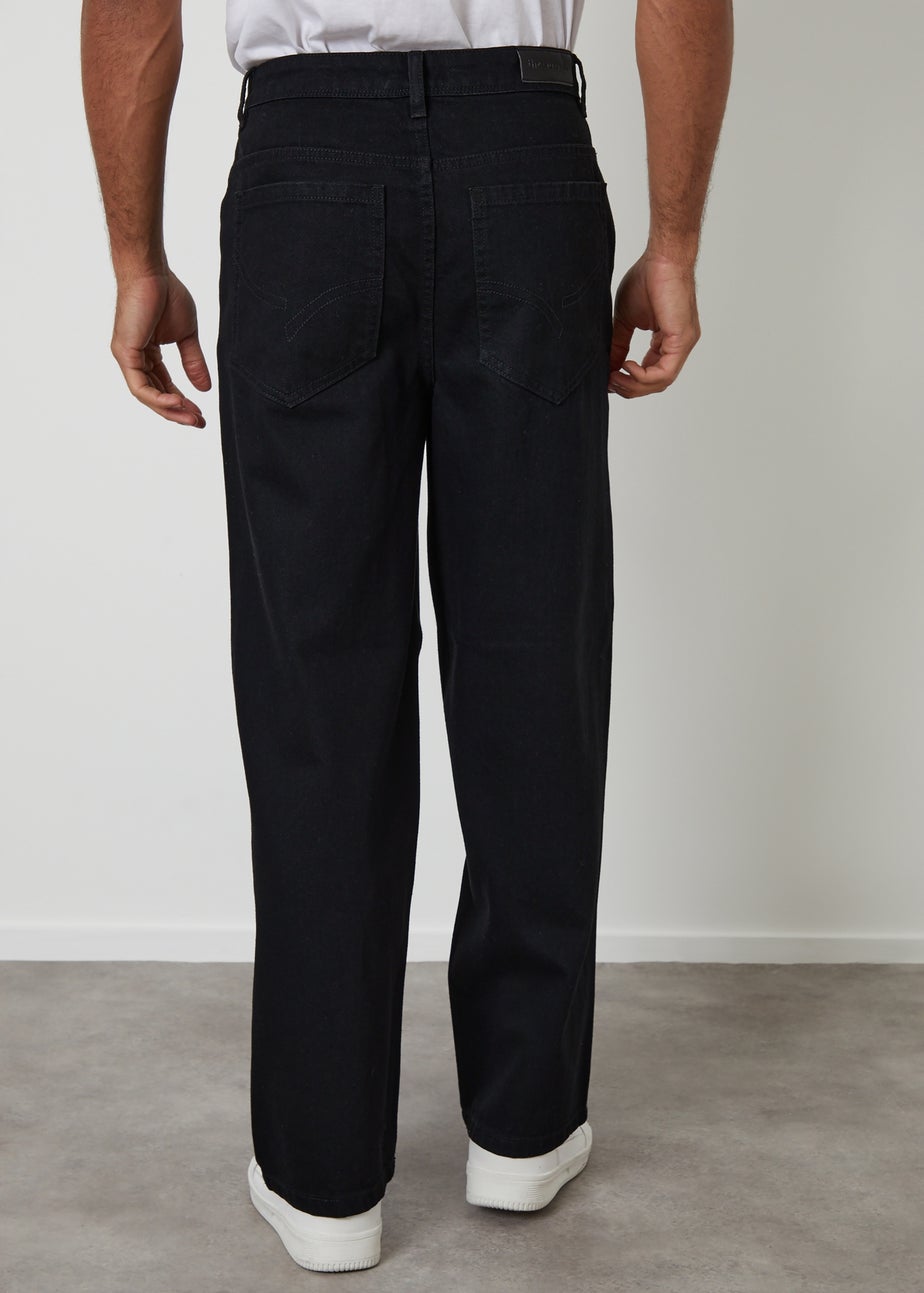 Threadbare Black Baggy Fit Jeans