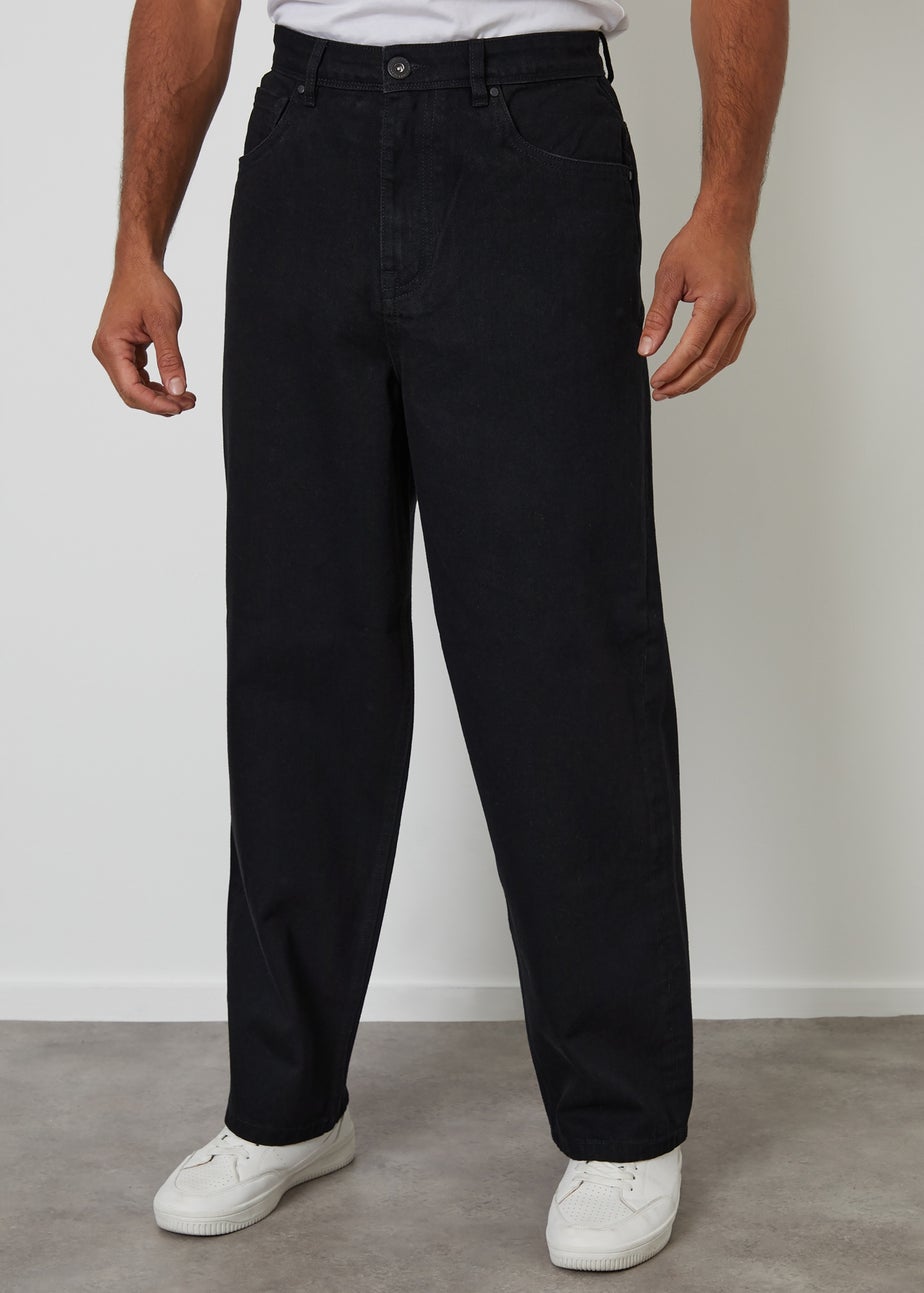 Threadbare Black Baggy Fit Jeans