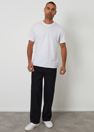 Threadbare Black Baggy Fit Jeans