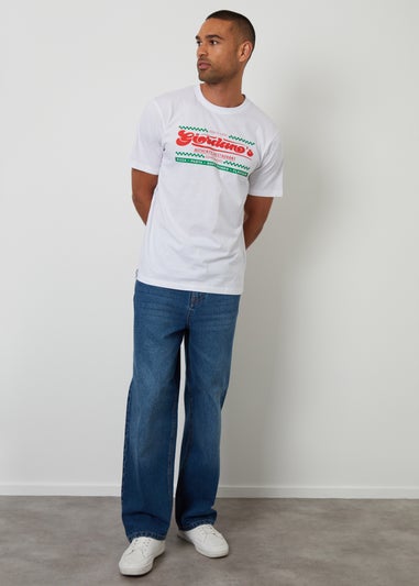 Threadbare Blue Baggy Fit Jeans