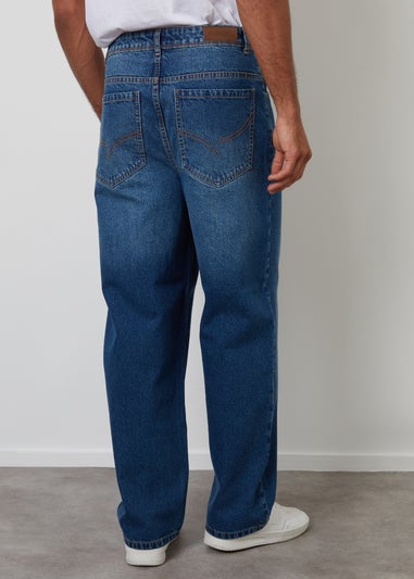 Threadbare Blue Baggy Fit Jeans