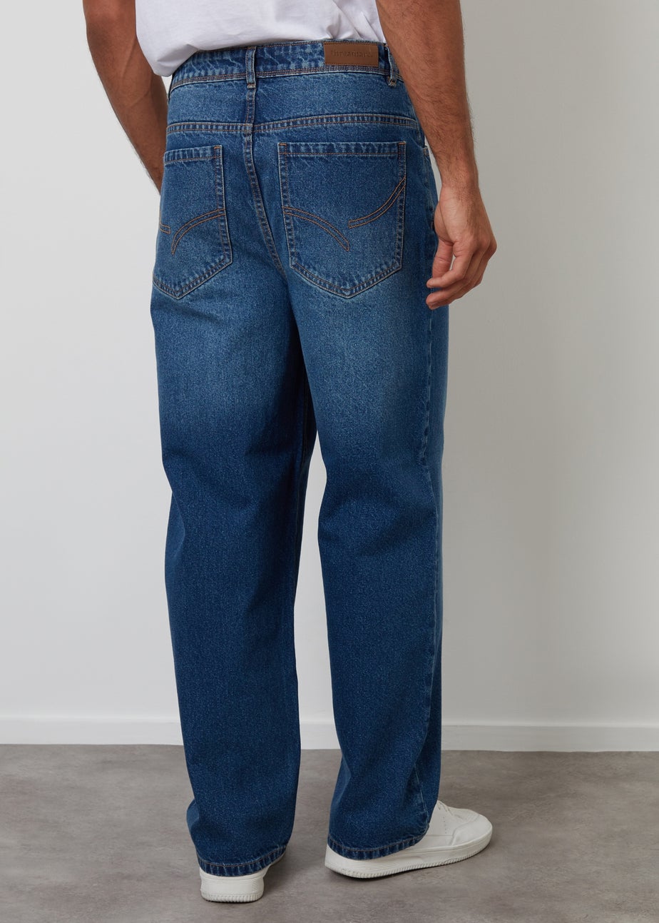 Threadbare Blue Baggy Fit Jeans