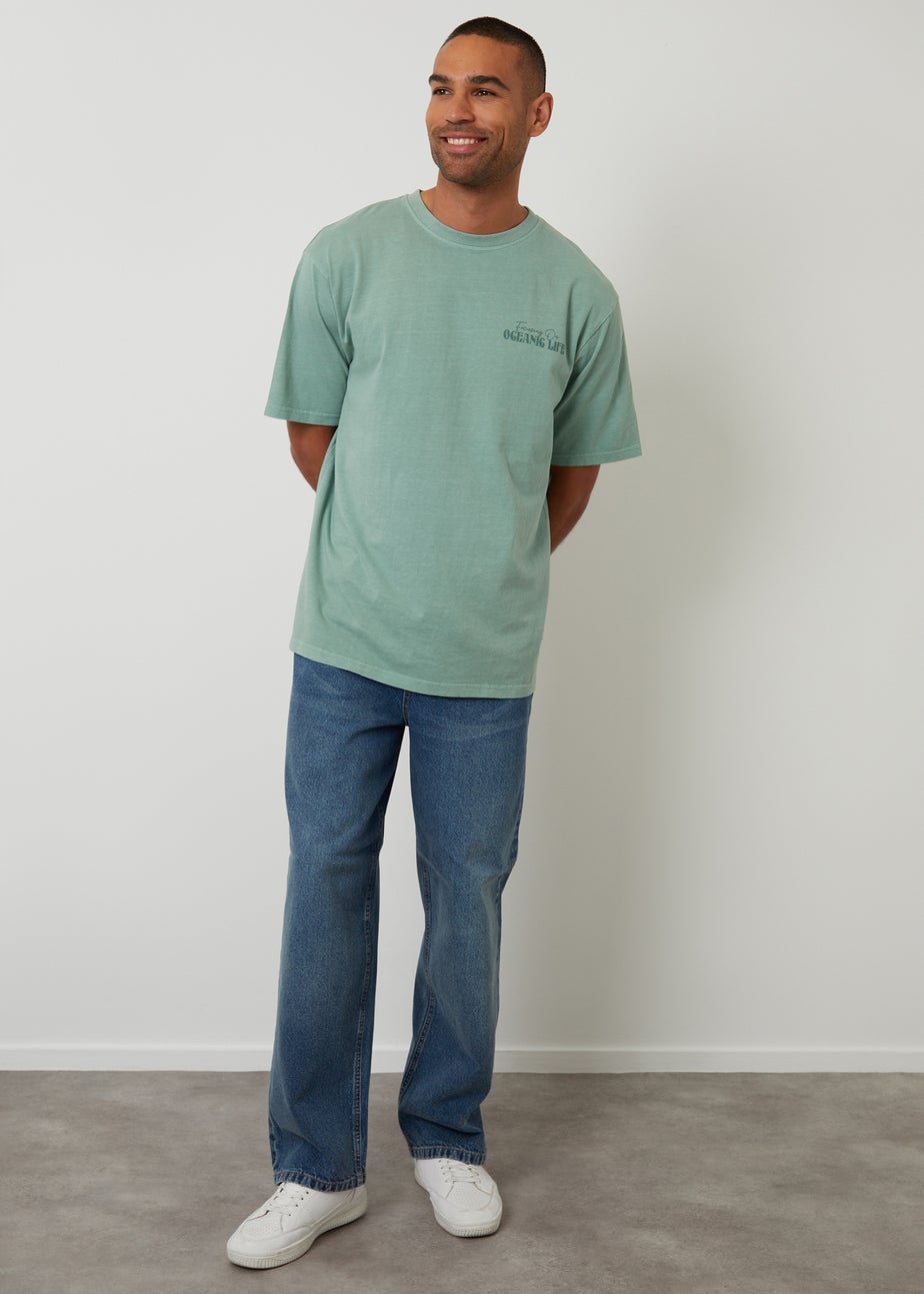 Threadbare Blue Baggy Fit Jeans