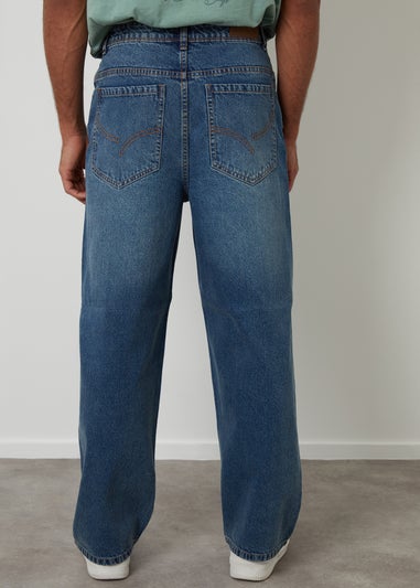 Threadbare Blue Baggy Fit Jeans