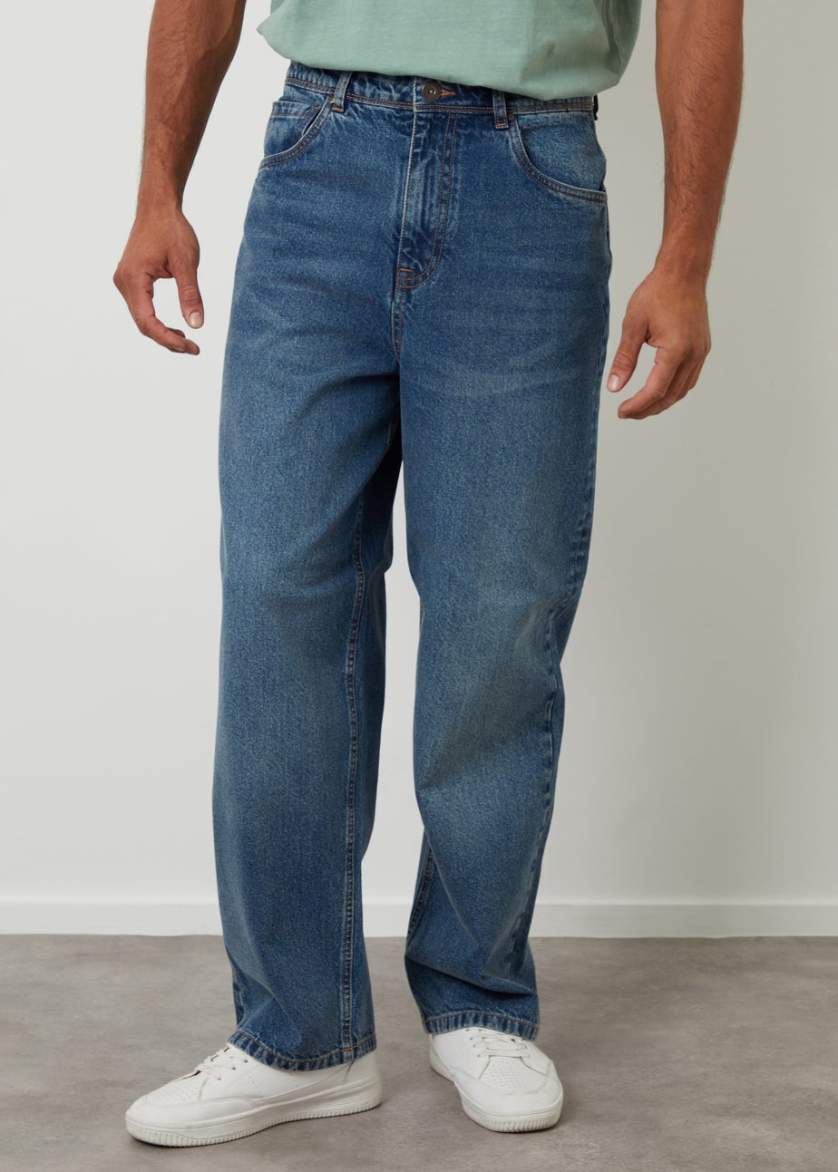 Threadbare Blue Baggy Fit Jeans