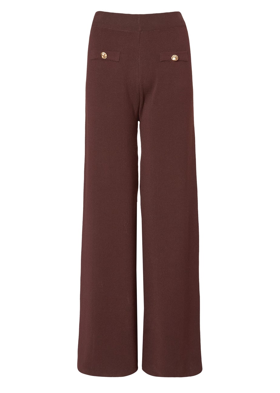 Quiz Brown Knitted Trousers