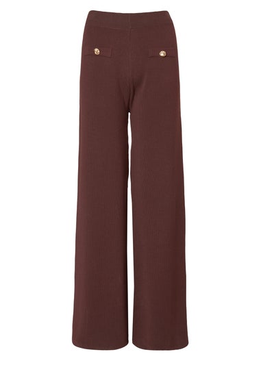 Quiz Brown Knitted Trousers