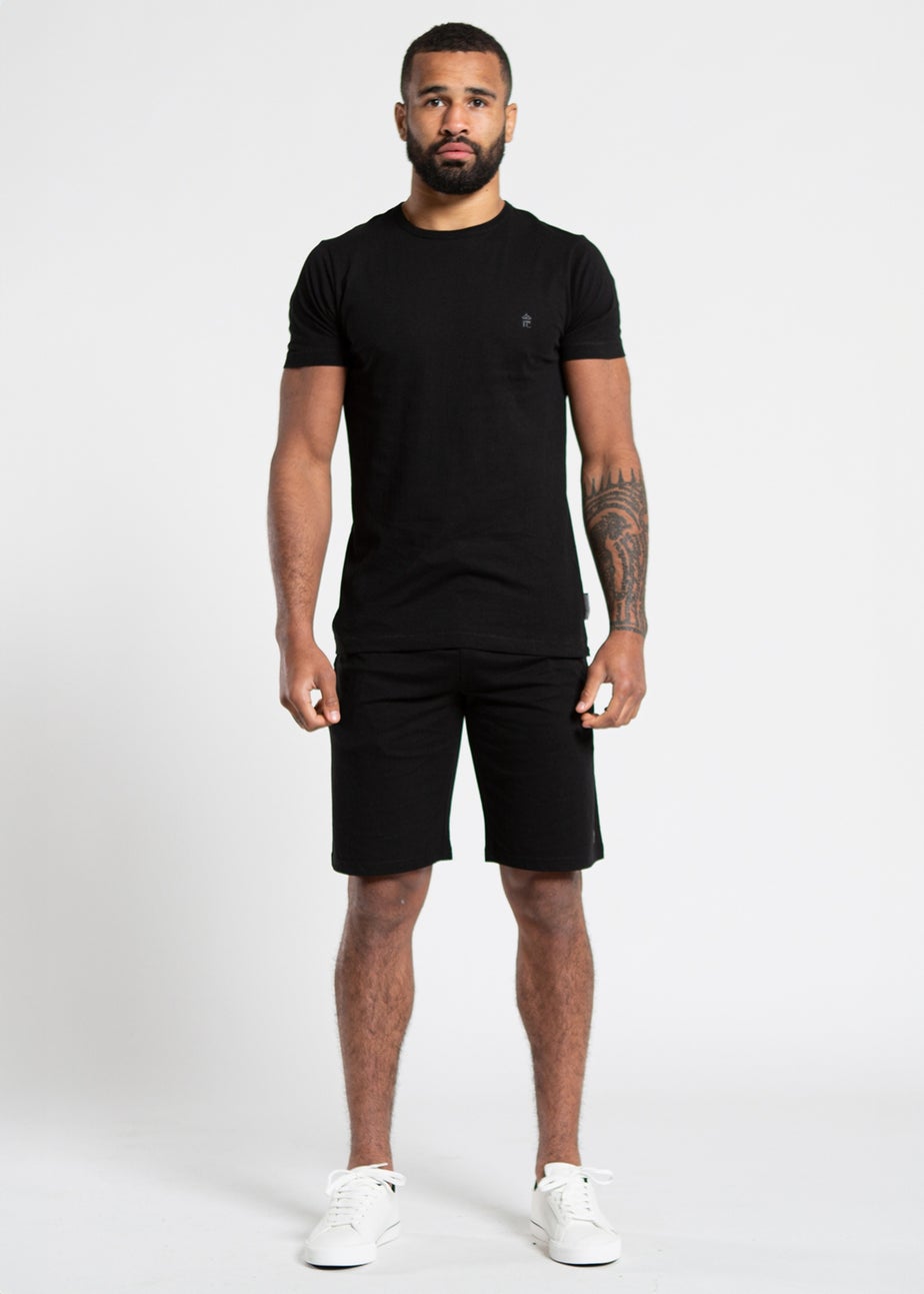 French Connection Charcoal 3 Pack Cotton Crew Neck Short Sleeve T-Shirts