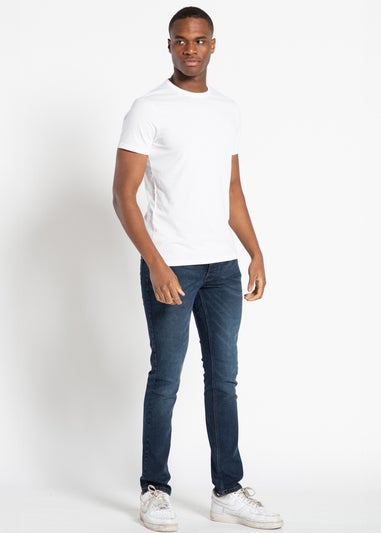 French Connection White 3 Pack Cotton Crew Neck Short Sleeve T-Shirts