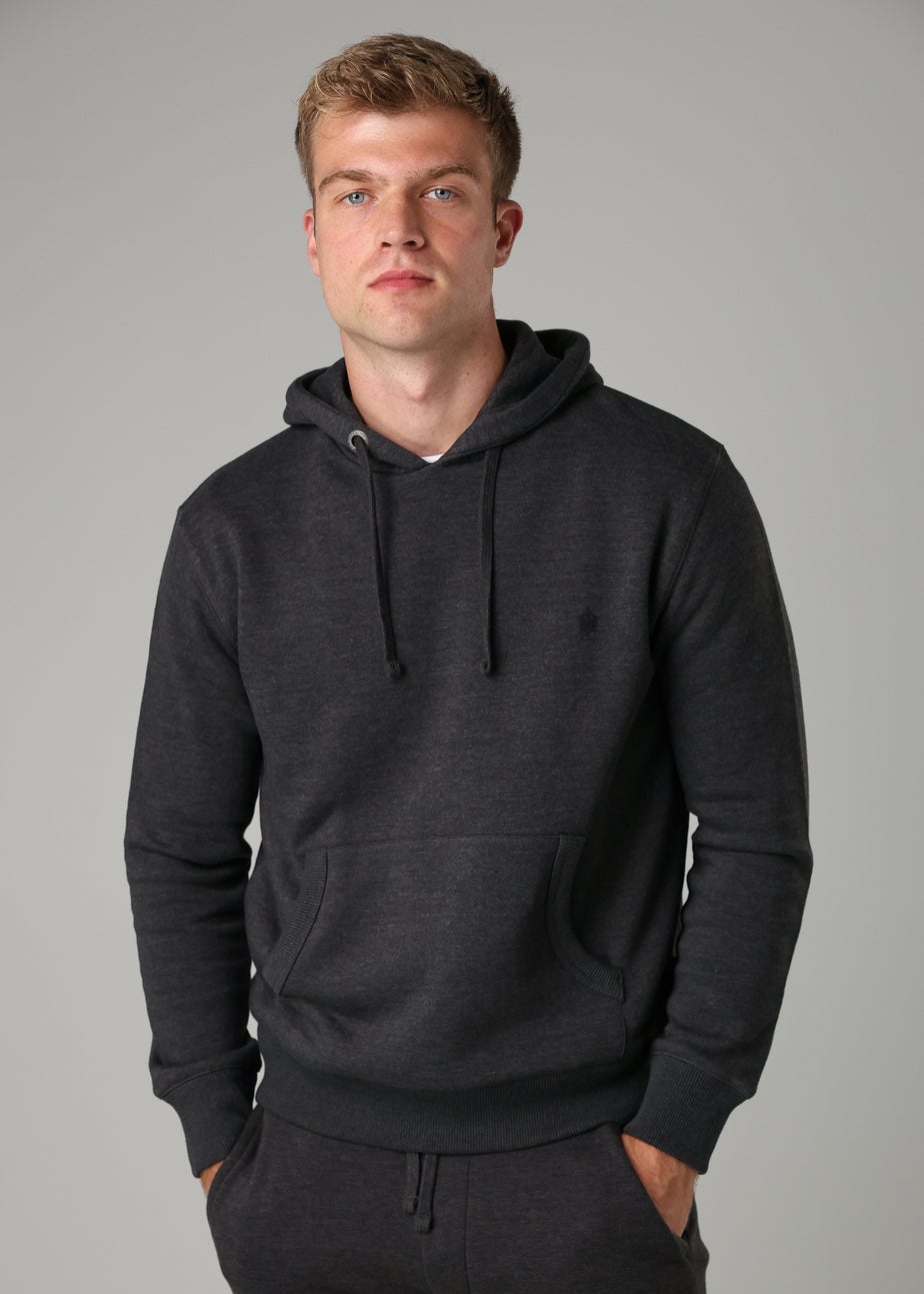 French Connection Charcoal Cotton Blend Hoody