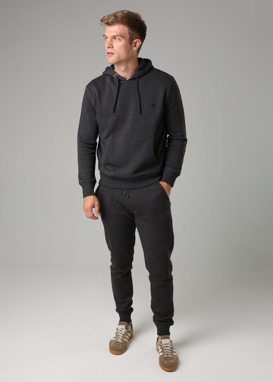 French Connection Charcoal Cotton Blend Hoody