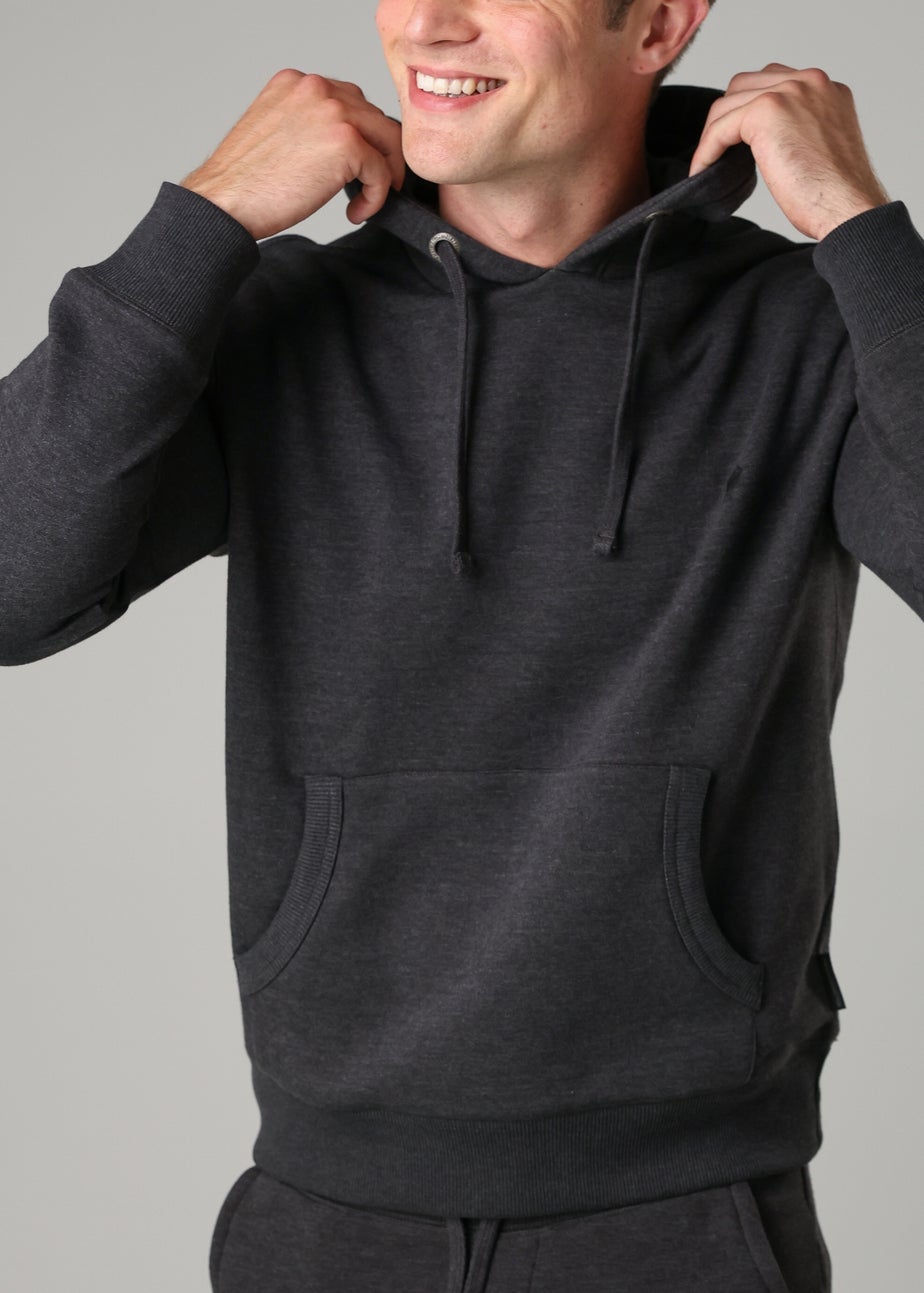 French Connection Charcoal Cotton Blend Hoody
