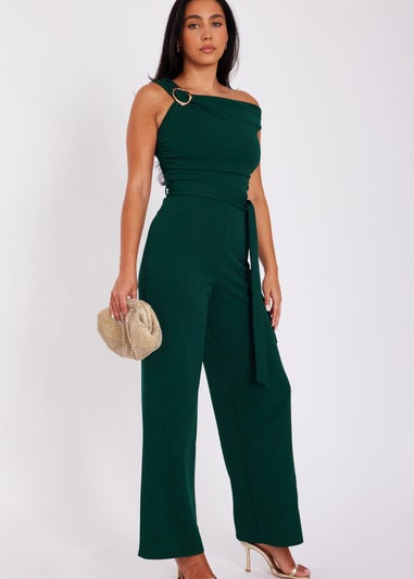Quiz Green Drop Sleeve Jumpsuit