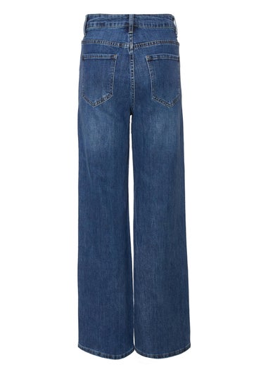 Quiz Blue Denim Diamante Jeans