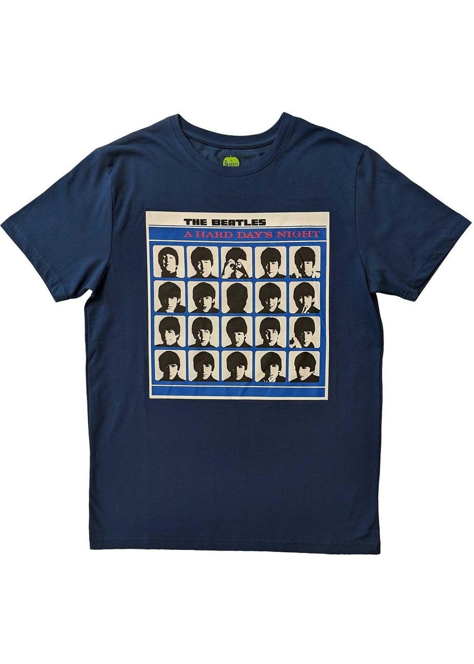 The Beatles Denim Blue A Hard Day's Night T-Shirt