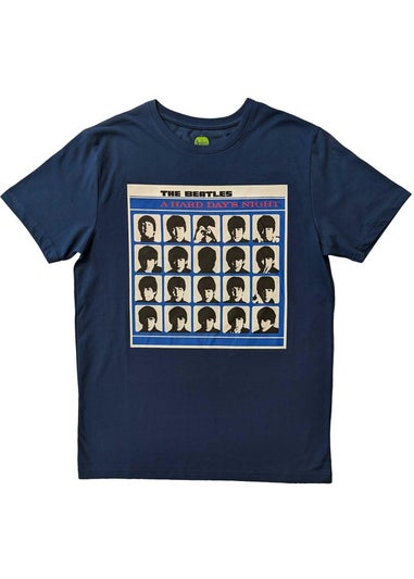 The Beatles Denim Blue A Hard Day's Night T-Shirt