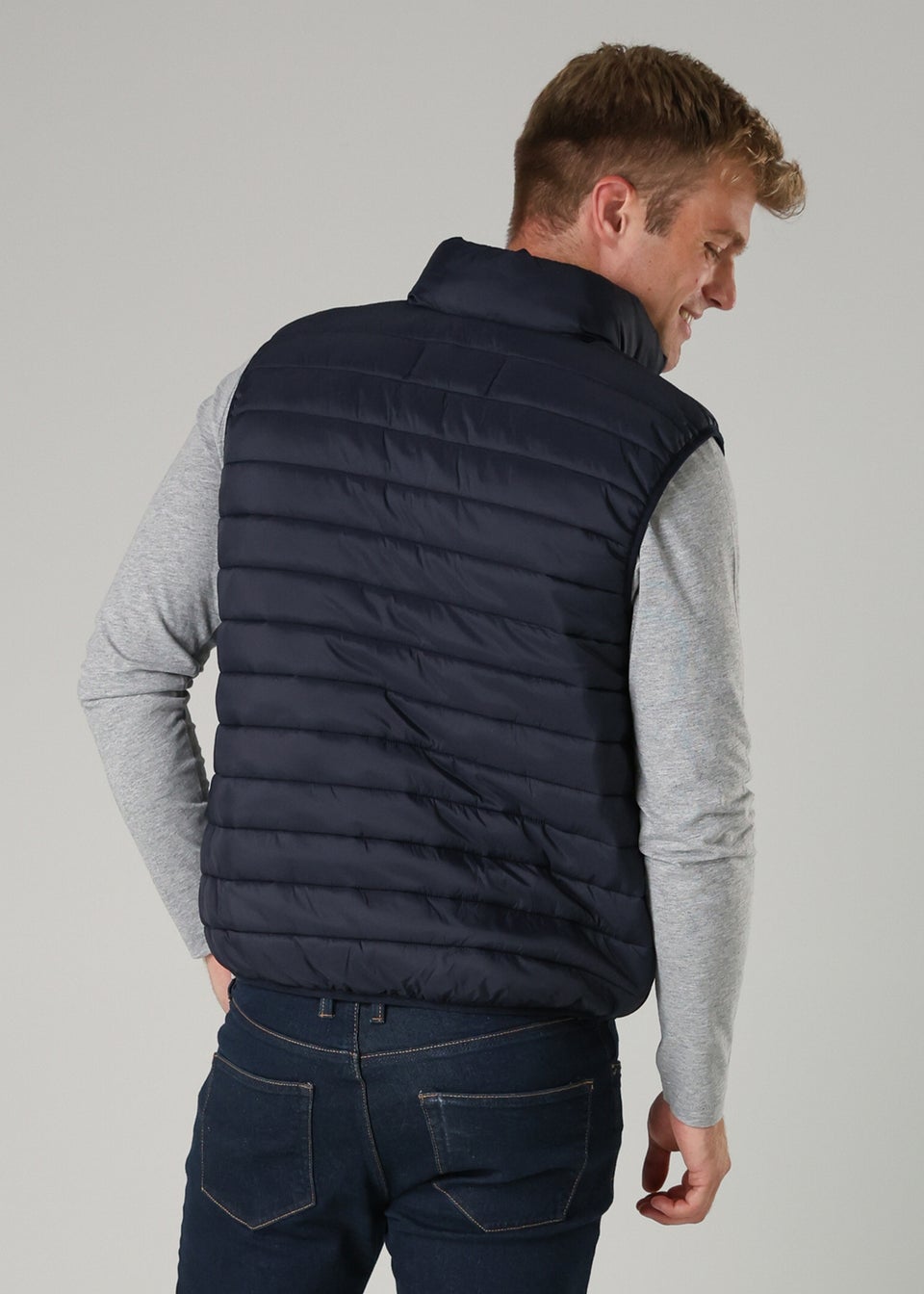 French Connection Navy Superlight Puffer Gilet