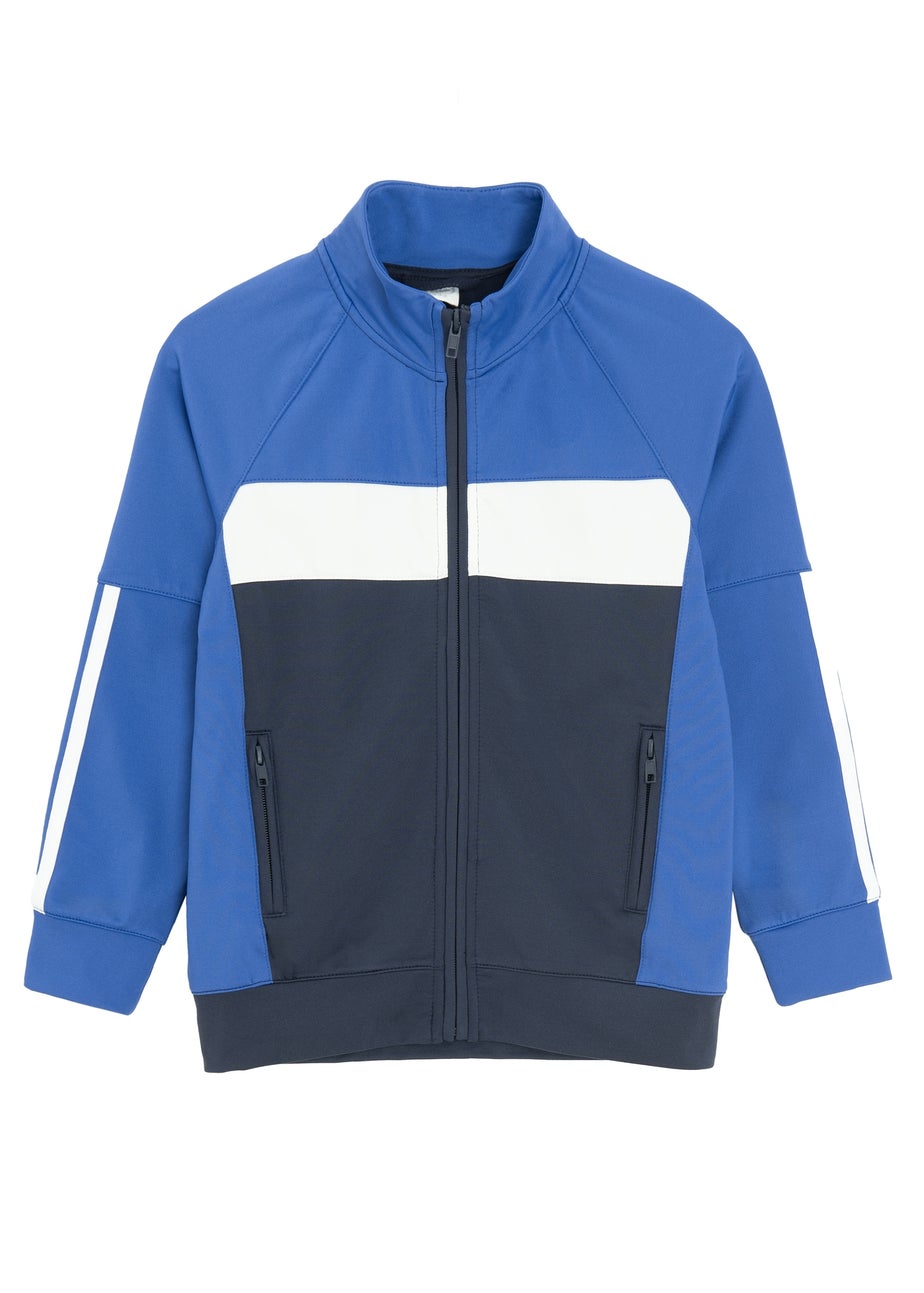 Cool Club Blue 2-Piece Tracksuit Jacket & Track Pants Outfit Set (3-7 yrs)