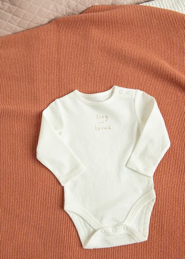 Cool Club Beige 4-Pack Printed Long Sleeve Bodysuits (1-9 mnths)