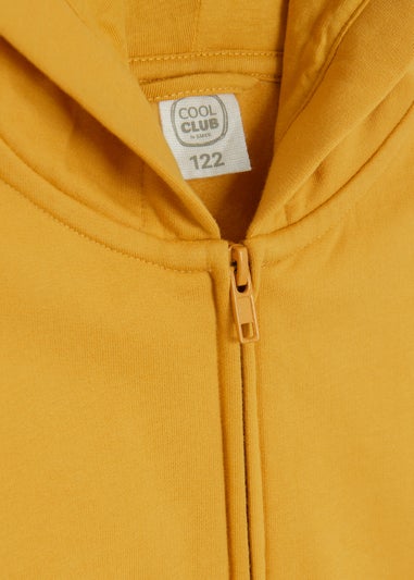 Cool Club Yellow Zip-Up Front Hoodie (2-8 yrs)