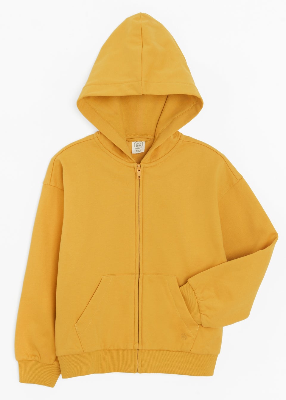Cool Club Yellow  Zip-Up Front Hoodie (2-8 yrs)