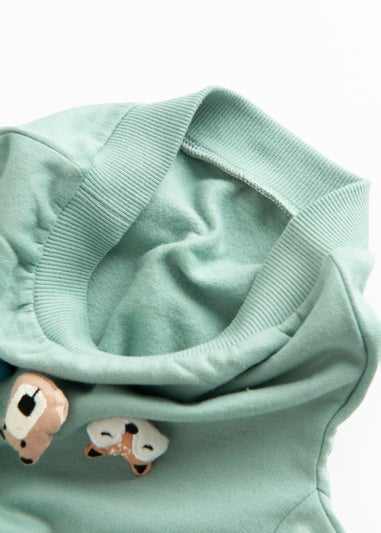 Cool Club Green Printed Sweatshirt (2-24 mnths)