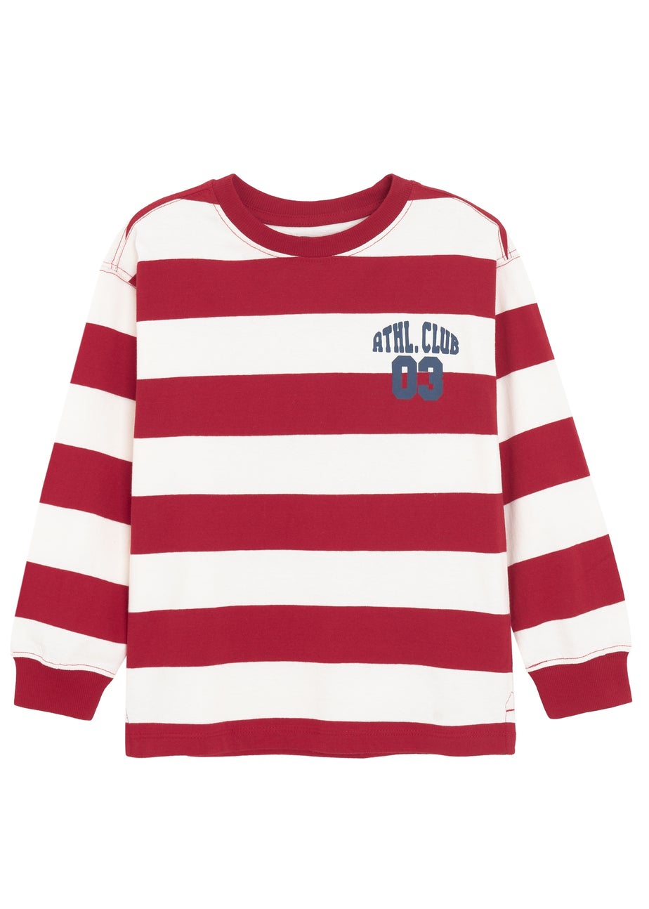 Cool Club Red Printed Long Sleeve Sweatshirt (3-8 yrs)