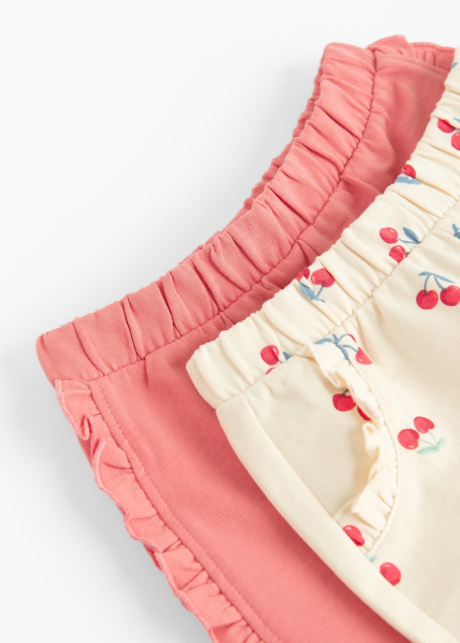 Cool Club Pink 2-Pack Printed Joggers (2-24 mnths)