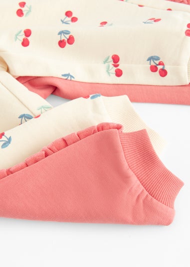 Cool Club Pink 2-Pack Printed Joggers (2-24 mnths)