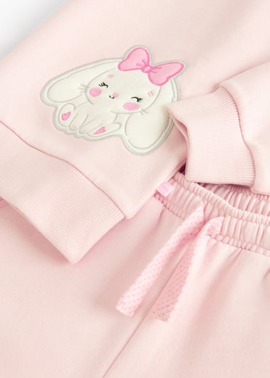 Cool Club Pink 2-Piece Sweatshirt & Jogger Outfit Set (2-8 yrs)