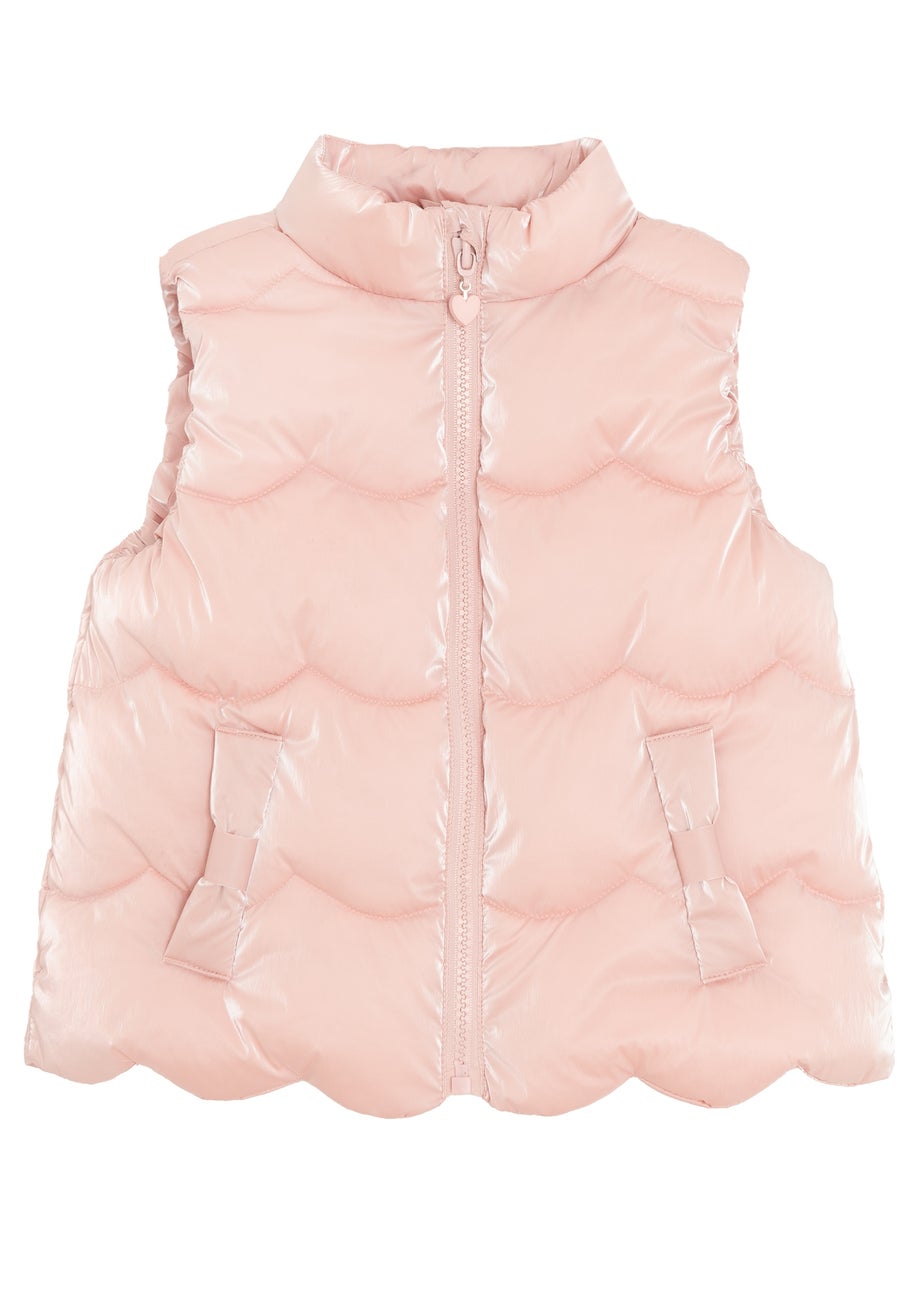 Cool Club Pink 2-Piece Printed Fleece & Bodywarmer Set (3-24 mnths)