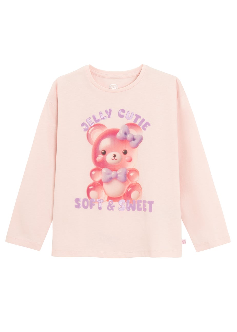 Cool Club Pink Long Sleeve Printed Graphic T-Shirt (2-8 yrs)
