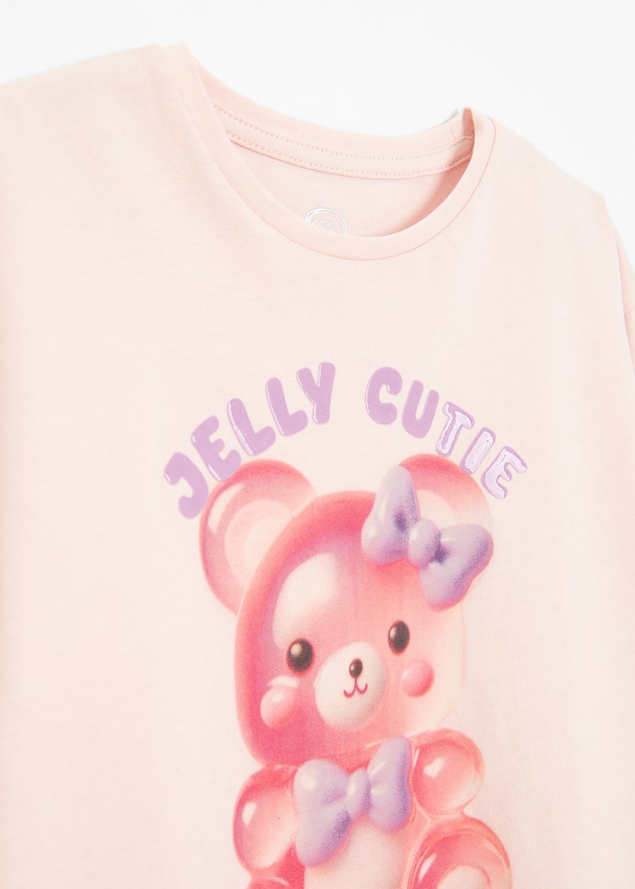 Cool Club Pink Long Sleeve Printed Graphic T-Shirt (2-8 yrs)