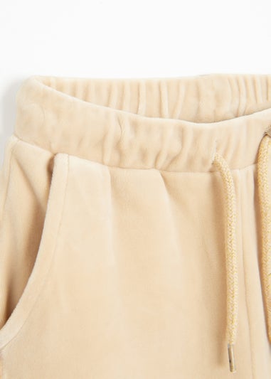 Cool Club Beige Wide-Leg Joggers With Drawstring Waist (3-8 yrs)