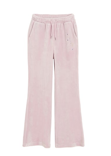 Cool Club Pink Wide-Leg Joggers With Drawstring Waist (3-8 yrs)