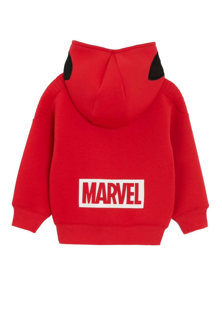 Cool Club Red Spider-Man Full Zip-Up Front Printed Hoodie (2-8 yrs)