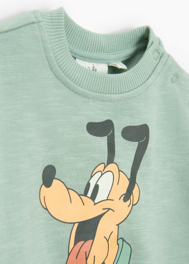 Cool Club Grey Pluto Print Classic Crew Neck Sweatshirt (2-24 months)