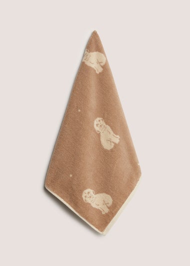 Natural Cockapoo Jacquard Hand Towel
