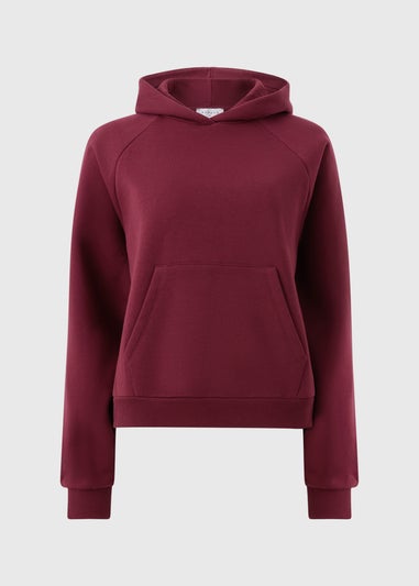 Burgundy Volume Oversized Hoodie