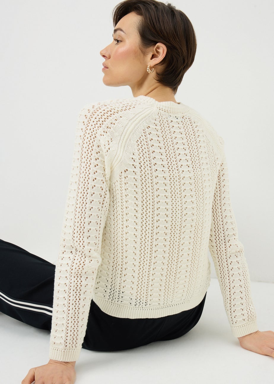 White Stitch Jumper