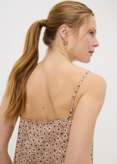 Pink Ditsy Floral Cami Top