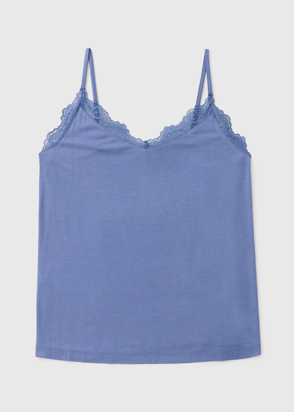 Blue Lace Cami Pyjama Top