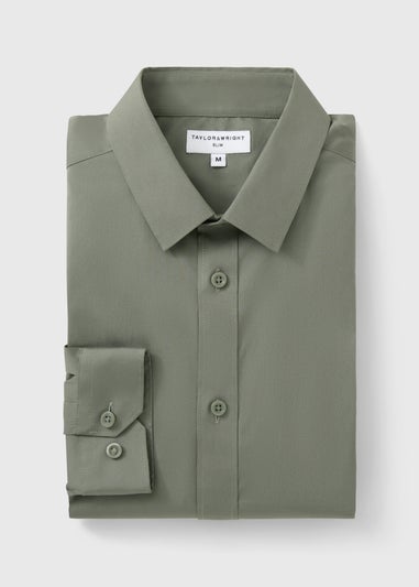 Green Performance Slim Fit  Shirt