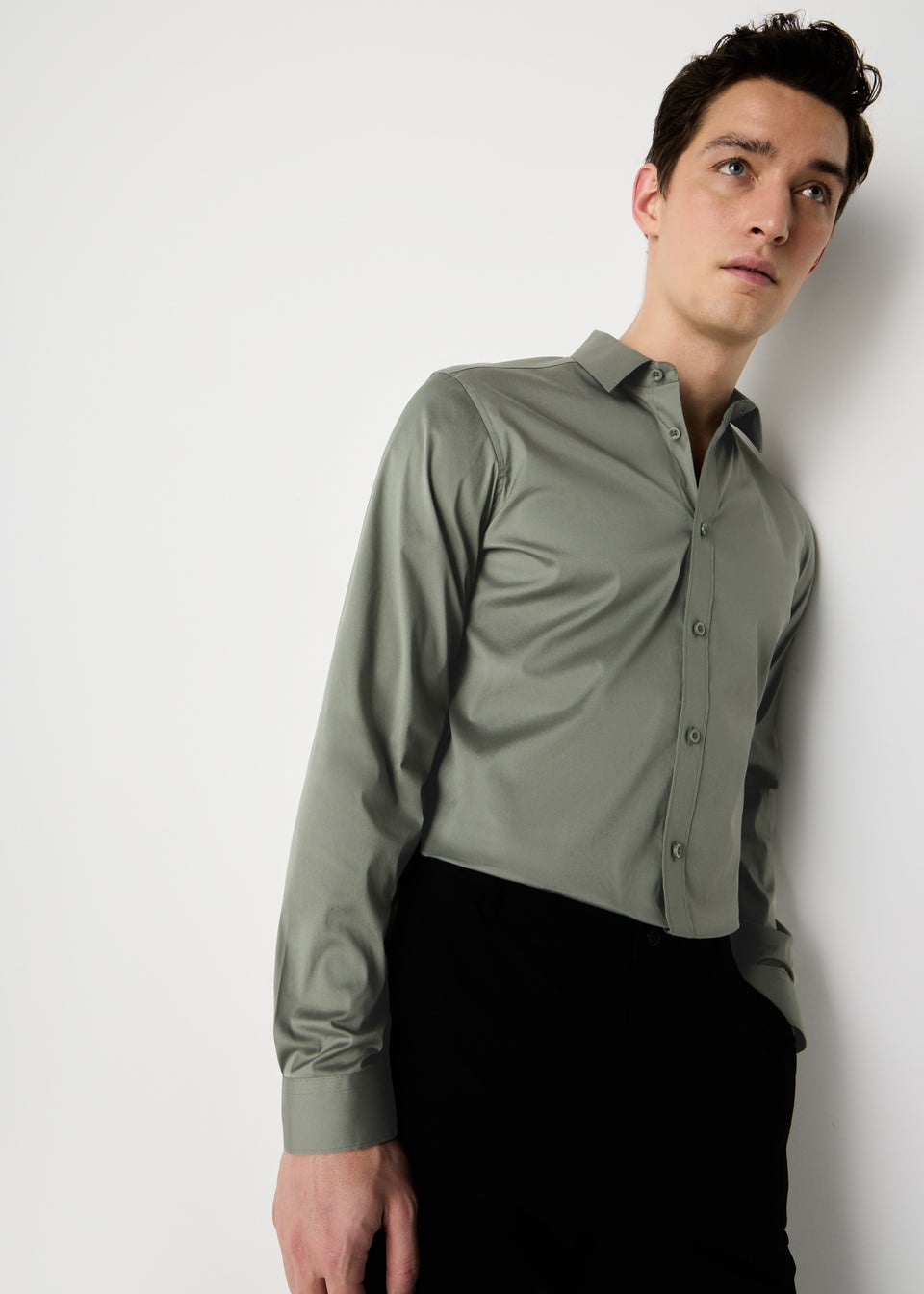 Green Performance Slim Fit  Shirt