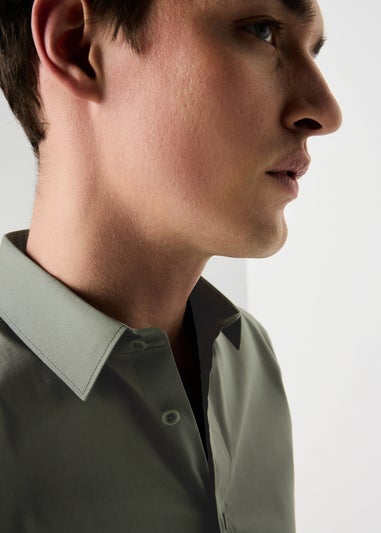 Green Performance Slim Fit  Shirt