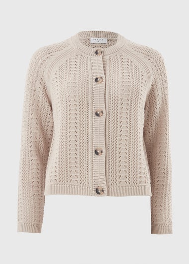 Ivory Pointelle Cardigan